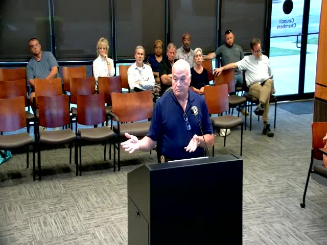 Police Chief Advocates for New Crime Center on Caraway Amid Displacement Concerns