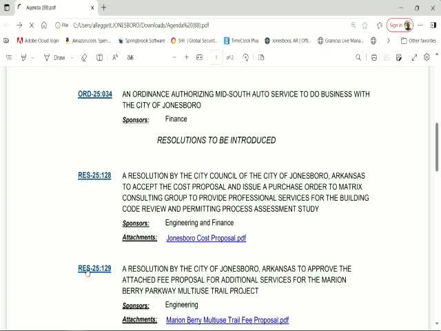 Committee forwards acceptance of FTA Low-No grant and sole-source contract to buy four hybrid trolley buses