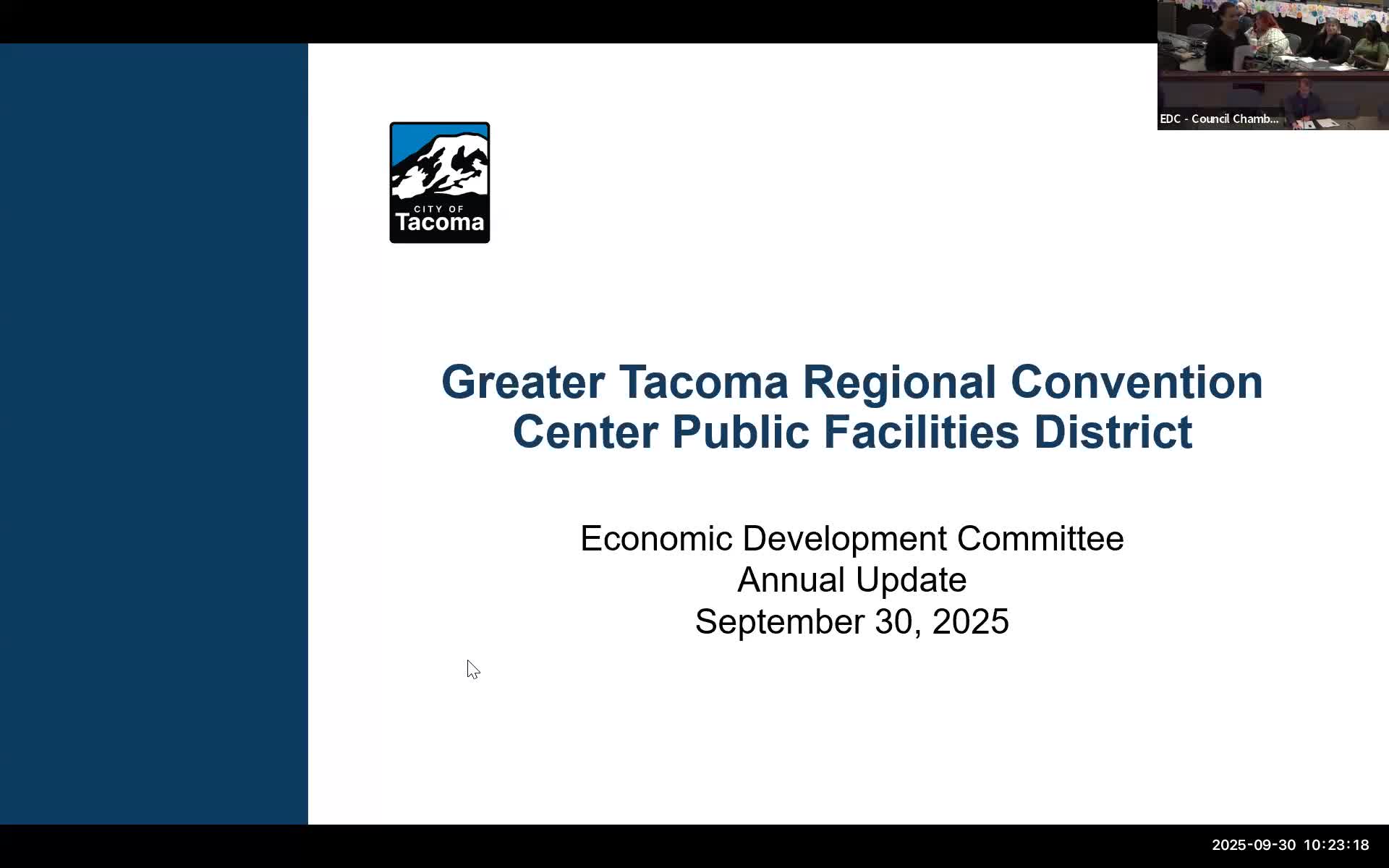 Greater Tacoma Public Facilities District cites $92M in capital needs; sales-tax rebate extended, downtown Marriott faces auction