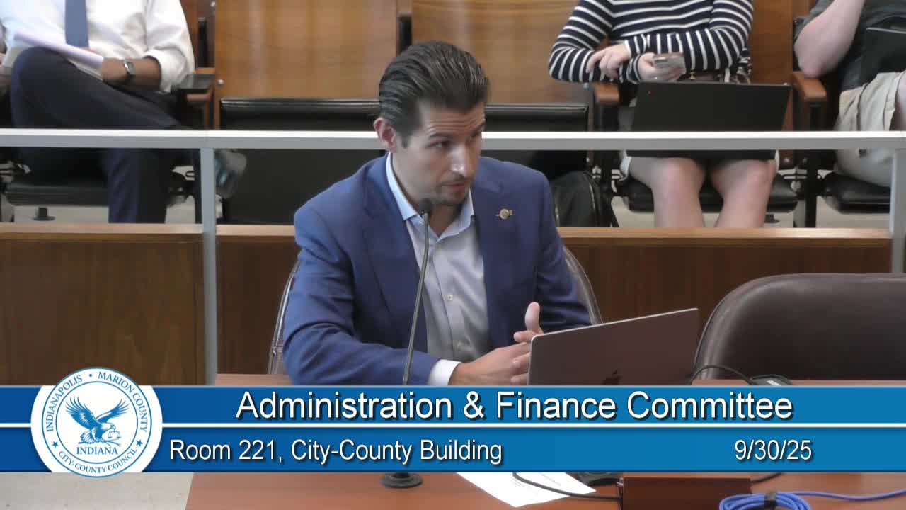 Committee sends several budget and policy proposals to full council; voice votes recorded on four items