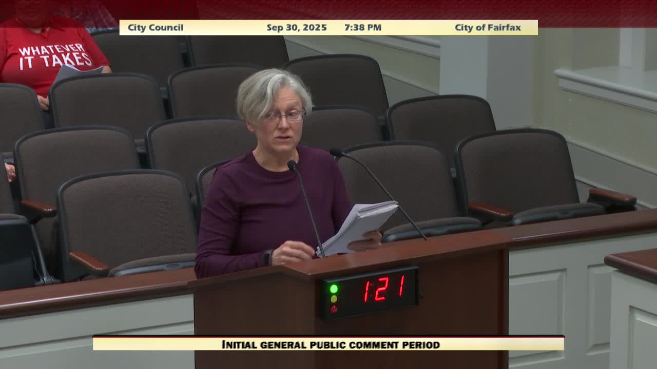 Fairfax City Council Approves Appointments and Proposes Amendments to Weapons Ordinance