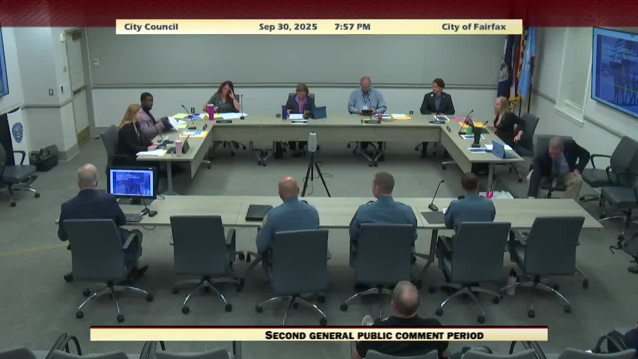 Fairfax City council delays public hearing on expanded firearms ban after staff, police outline logistics and enforcement limits