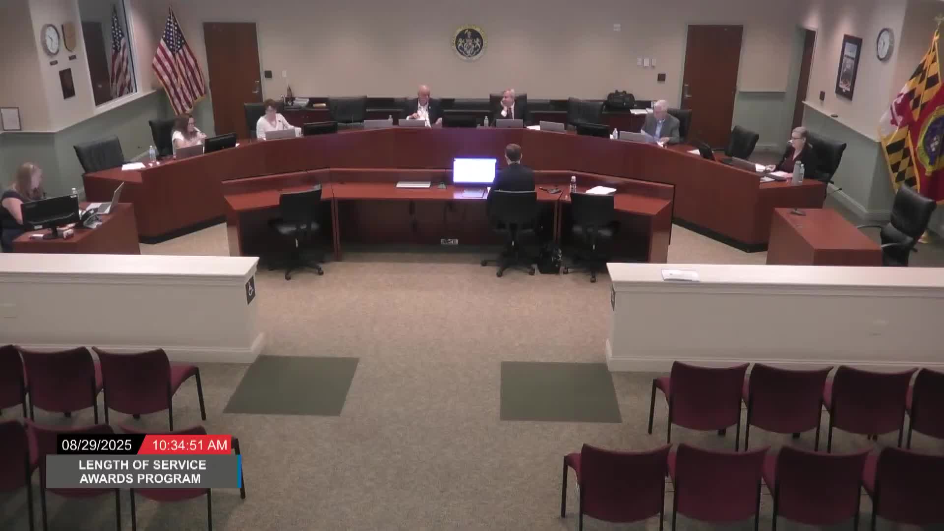 LOSAP plan administrator reports quarterly payment and budget contribution; board accepts report