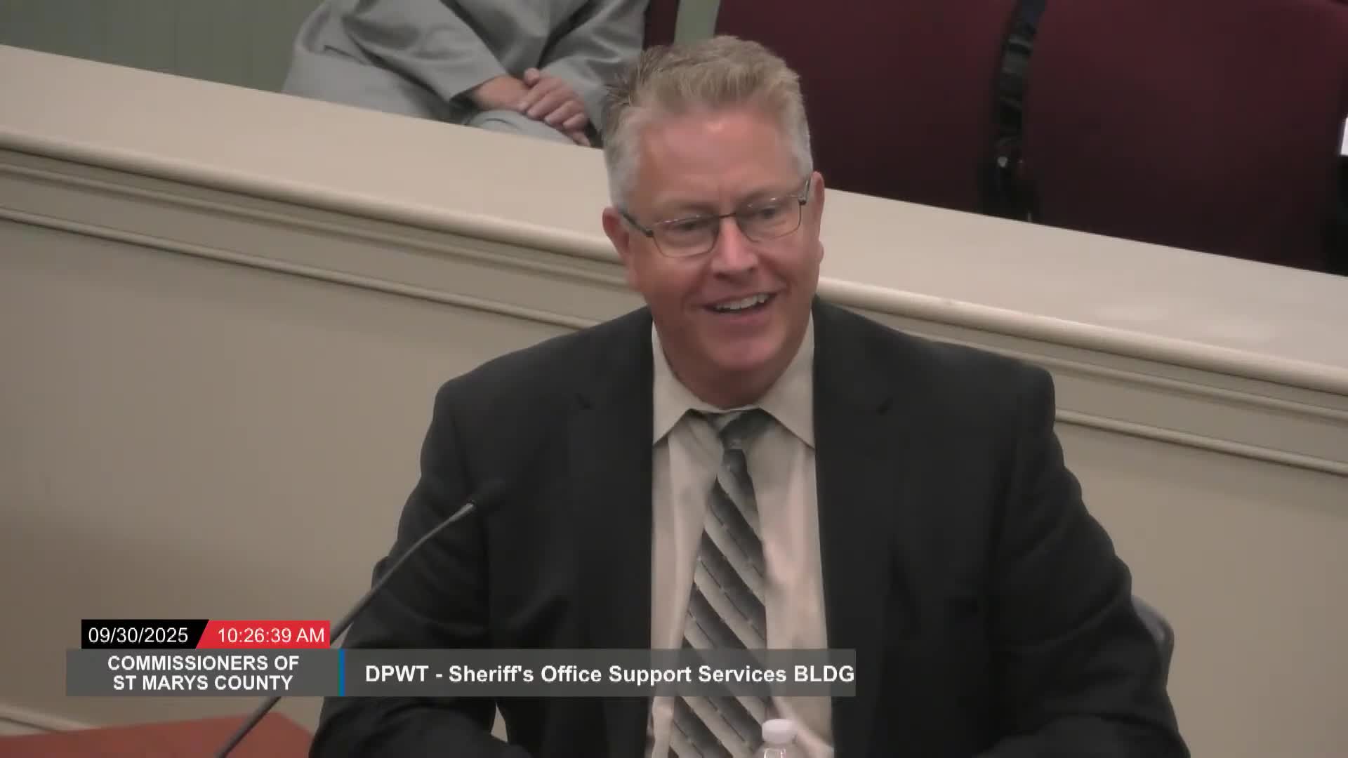 Saint Mary's County Commissioners Approve Bid Timeline for New Evidence Storage Facility
