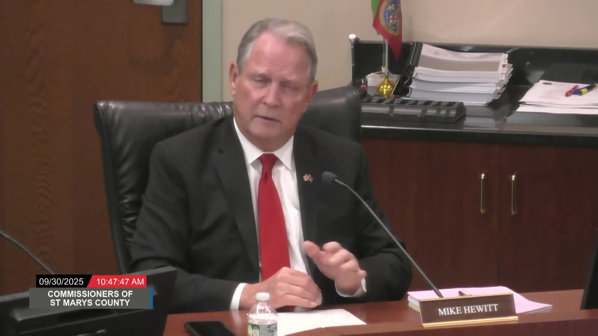 Commissioner Addresses Housing Density Concerns and Traffic Issues in St Mary's County