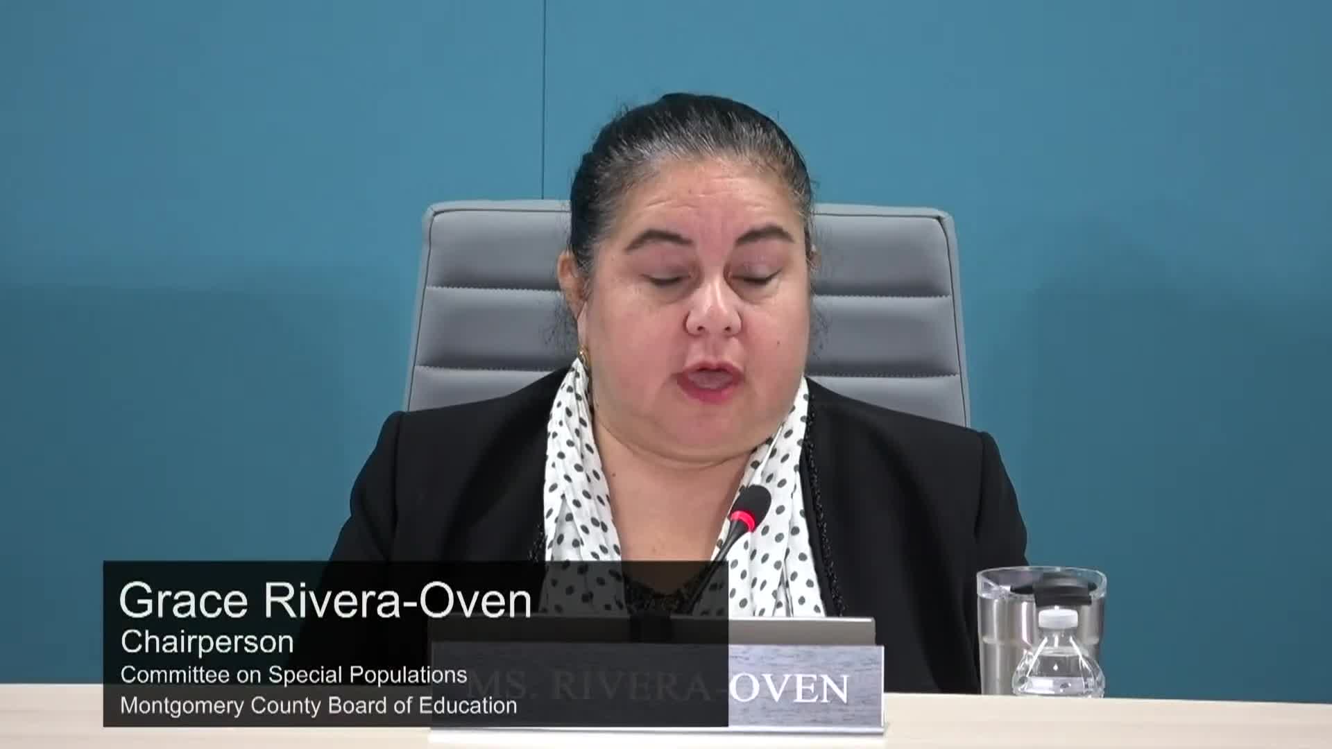 Montgomery County Board Addresses Speech Therapy Shortage and Special Education Challenges
