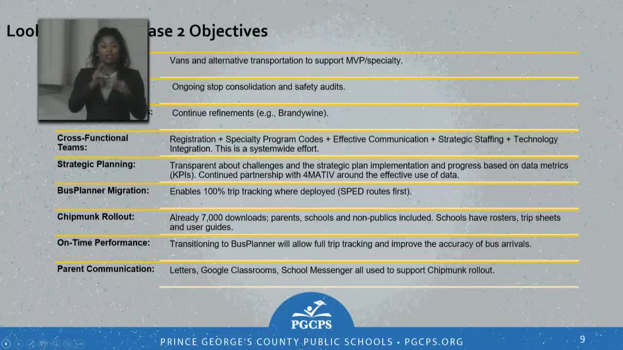 Transportation Team Enhances Service with Technology and Route Refinements for Students