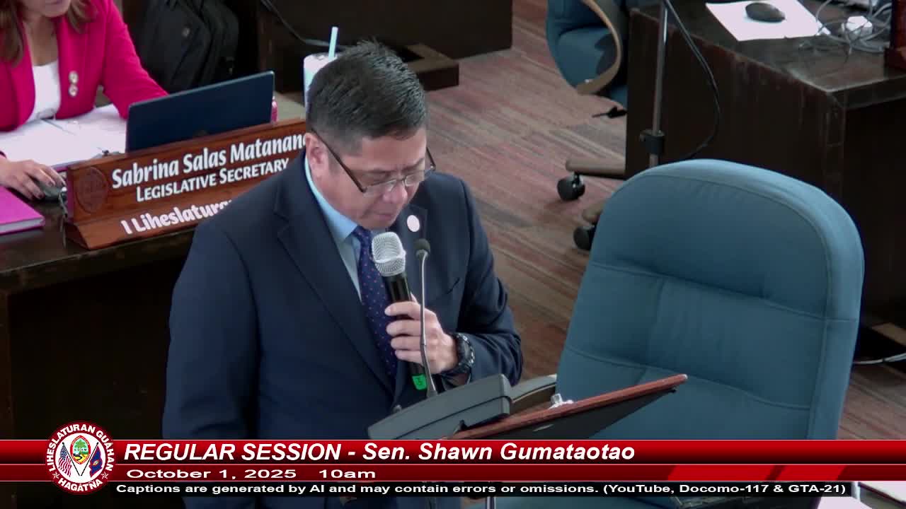 Guam Legislators Discuss Bill 51-38 for New Jigo Police Precinct