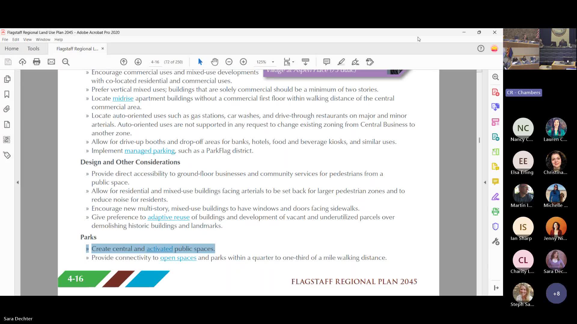 Commission mostly declines broad accessibility and universal‑design edits; accepts some targeted clarifications