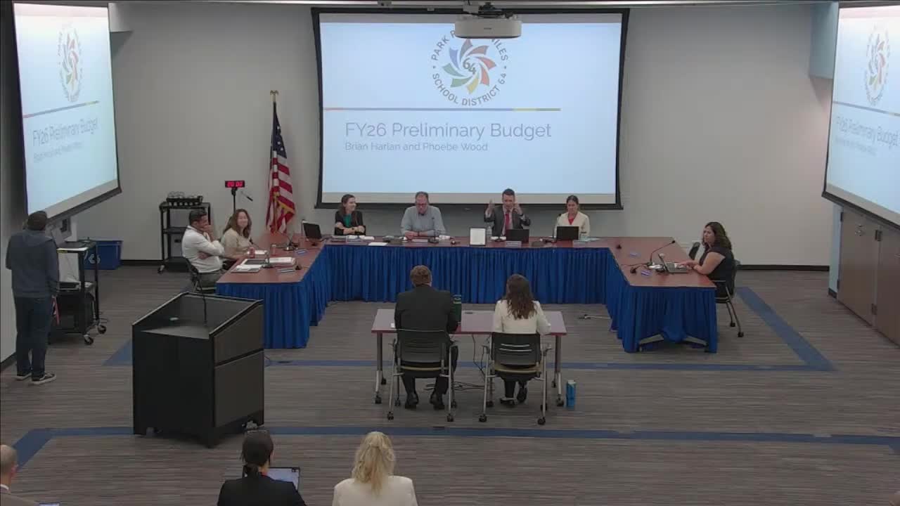 District 64 board adopts tentative 2025–26 budget, sets public hearing