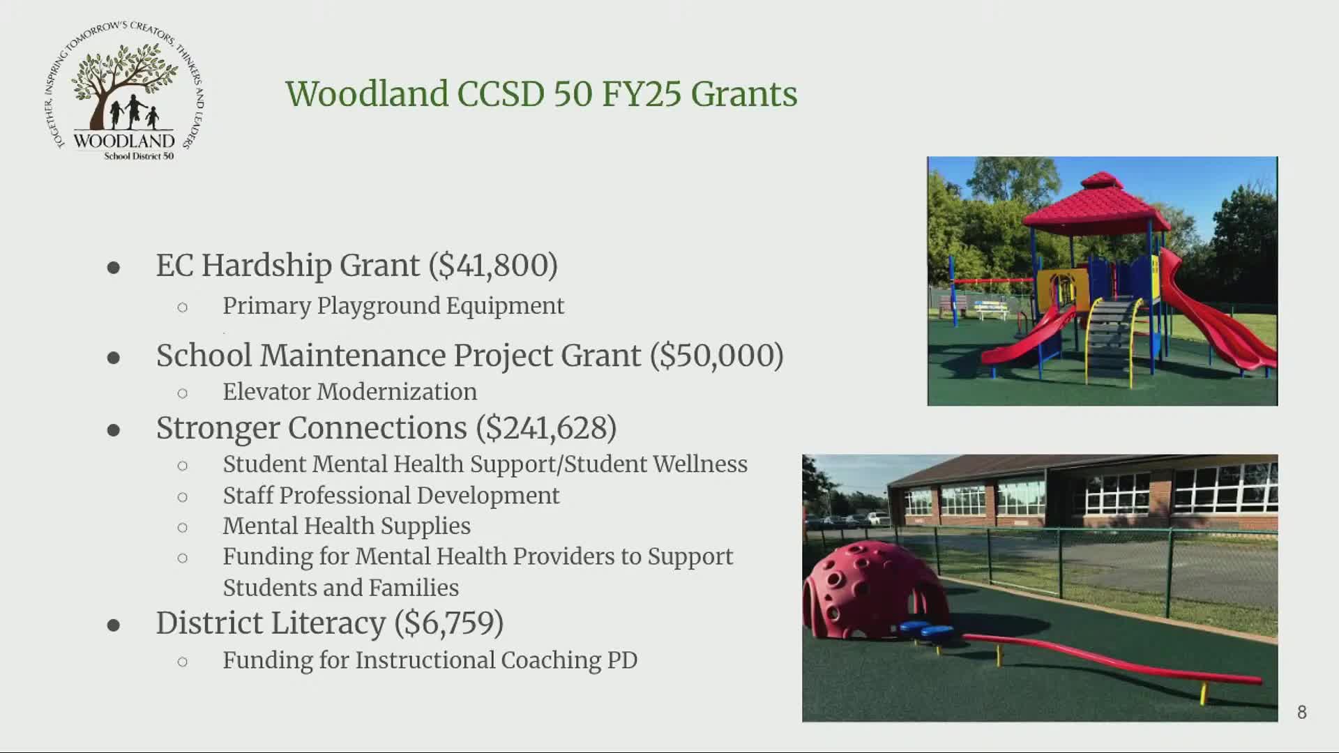 Board reviews grants and safety funding: $241,000 Stronger Connections, COPS violence-prevention application pending