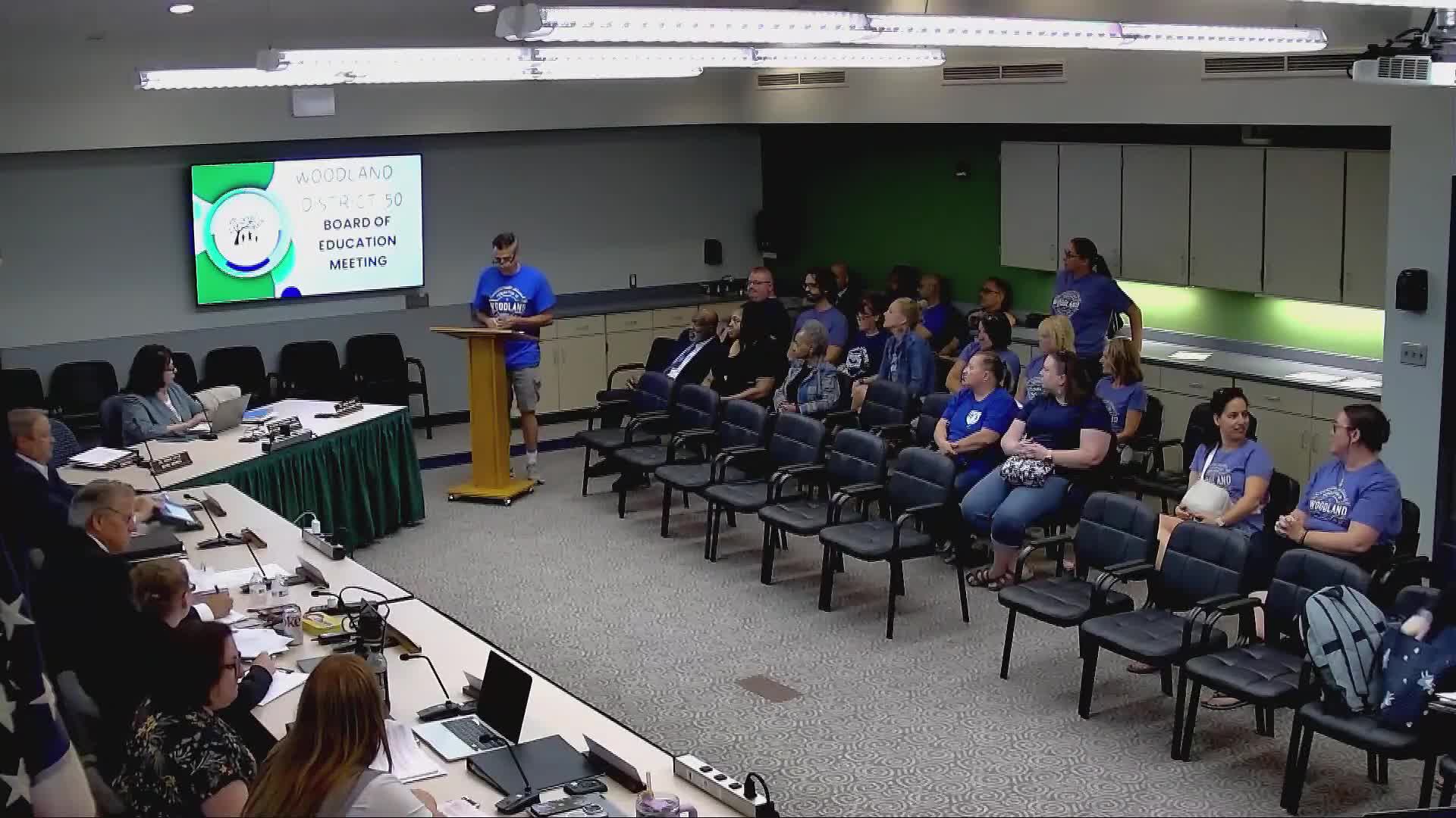 Woodland teachers union tells board more than half of respondents considered leaving; cites pay and morale