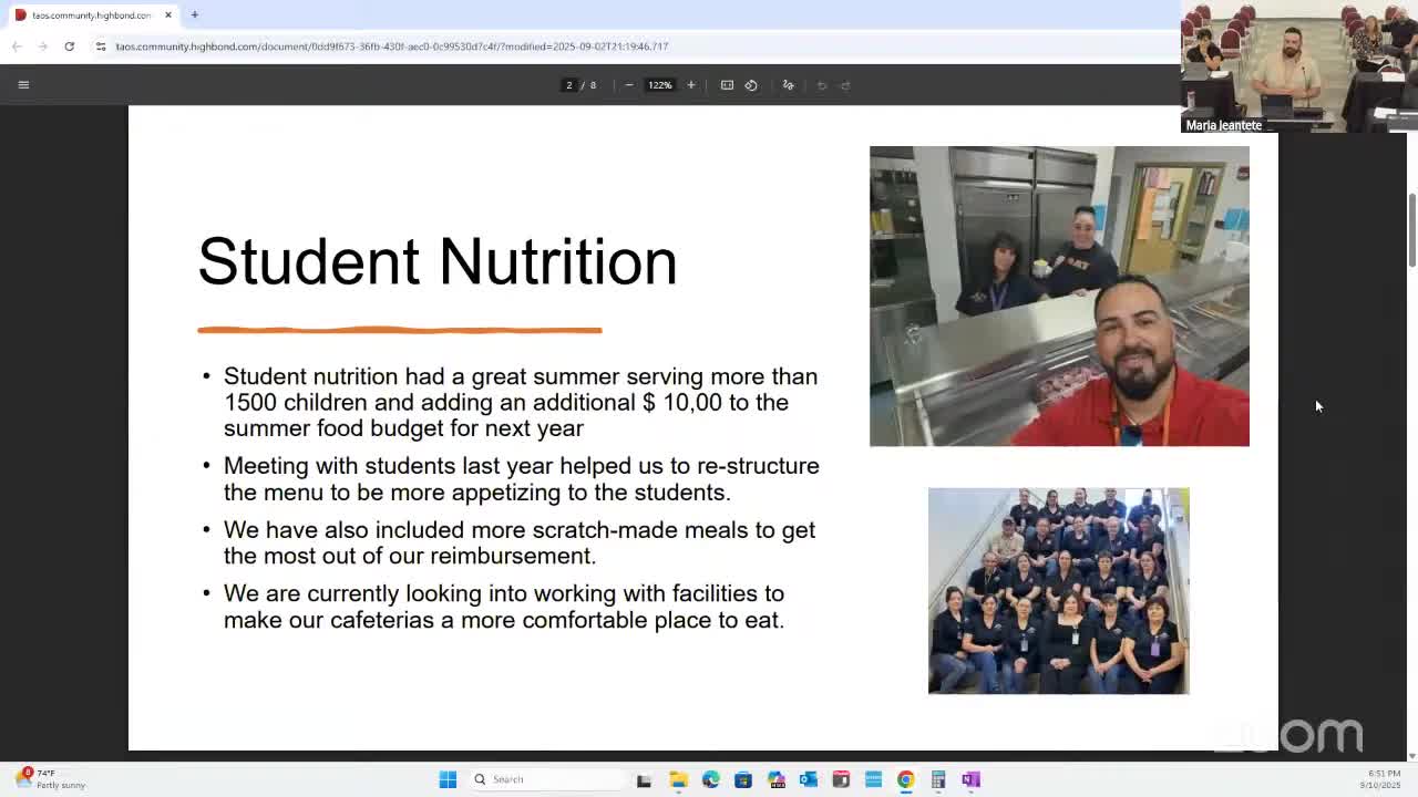 Taos schools report higher meal participation after menu changes and scratch cooking