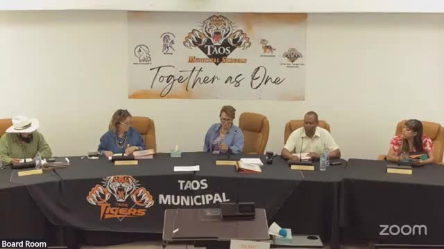 Taos board requests follow-up on Yazzie‑Martinez compliance after regional meeting