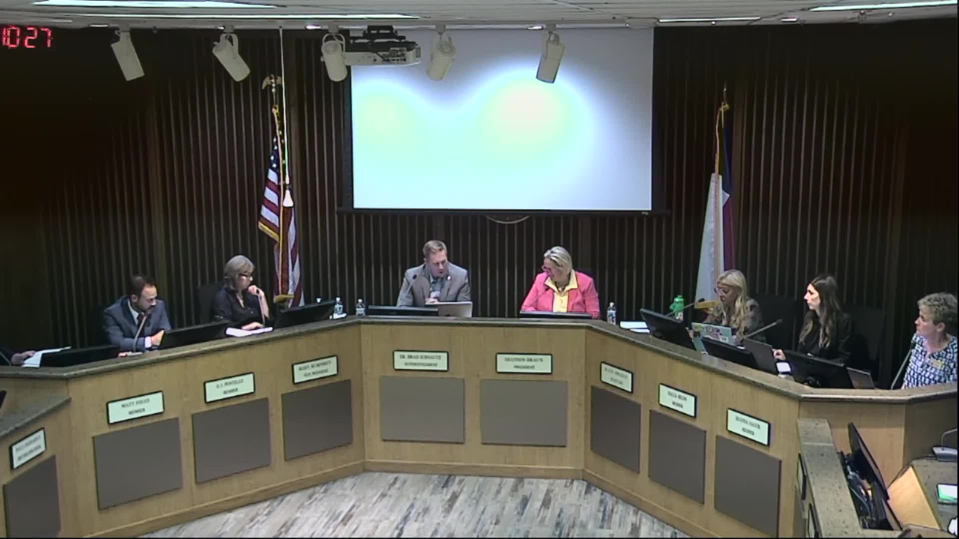 GCISD accepts donation of five Pepper robots for high‑school CTE robotics program; trustees ask privacy questions