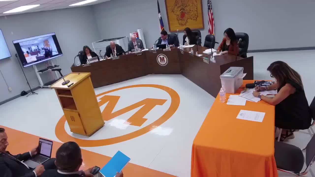 Mercedes ISD presents proposed 2025–26 budget and tax rate, highlights insurance shortfall and improved fund balance