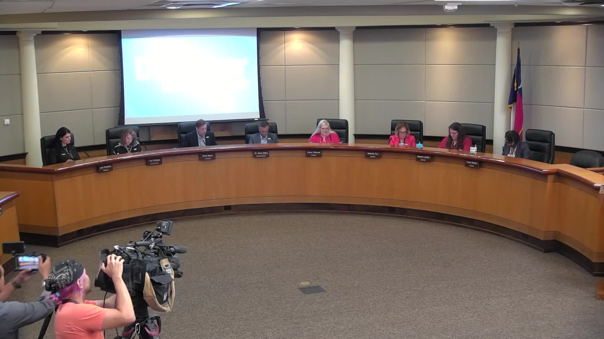 NEISD board adopts library policy updates to comply with SB 13; trustees debate DELAC role