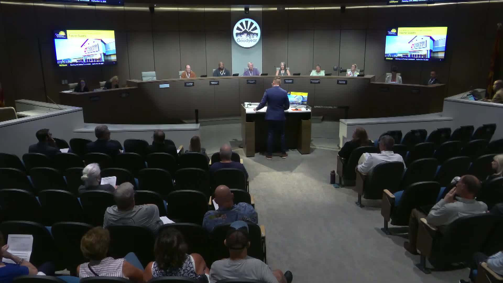 Planning commission recommends approval for Tractor Supply outdoor display at Van Buren and North Central