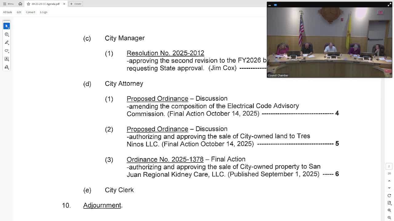 Council approves sale of city property to Regional Kidney Care LLC for $117,500 appraised value