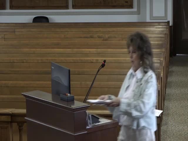 Public commenter says media misreported support for county cam‑bracelet pilot and cites law allowing pretrial monitoring