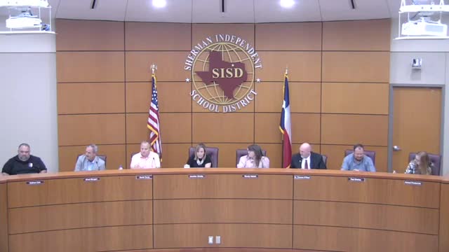 Sherman ISD board adopts 2025 certified appraisal roll and keeps tax rate unchanged