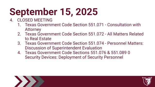 Sherman ISD says new elementary schools opened for tours; punch lists, HVAC and stadium work remain