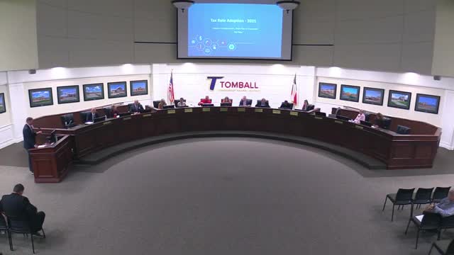 Tomball ISD CFO outlines 2025 tax-rate plan and says November homestead-exemption vote drives calculations
