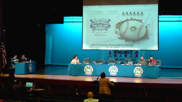 United ISD projects sixth consecutive “A” on preliminary STAR 2025 results