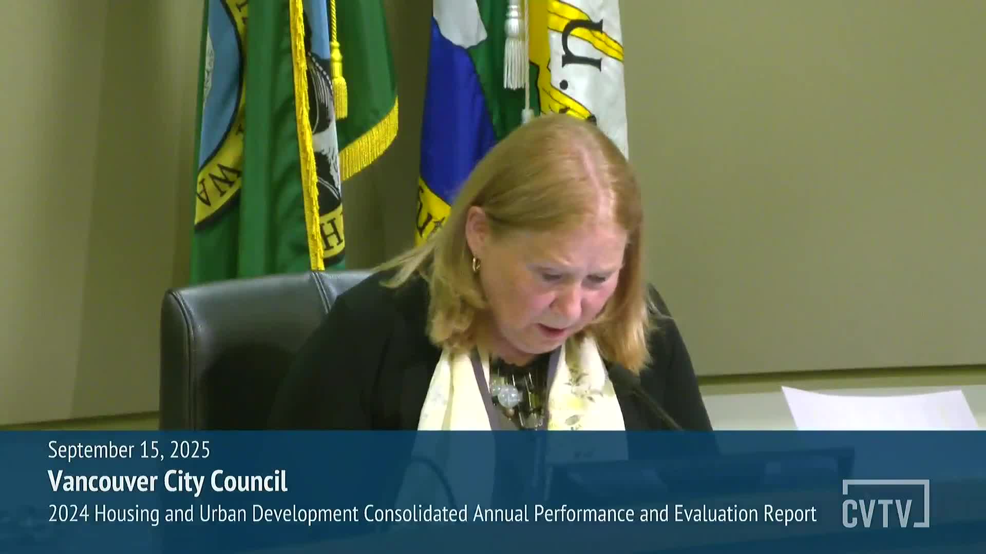 Council approves HUD CAPER reporting, staff outlines housing assistance outcomes and next reporting improvements