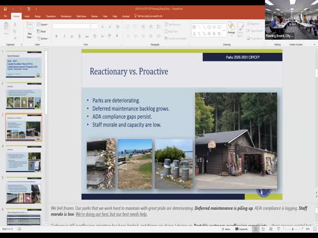 Edmonds public works outlines six‑year capital plan, flags staffing limits and grant reliance