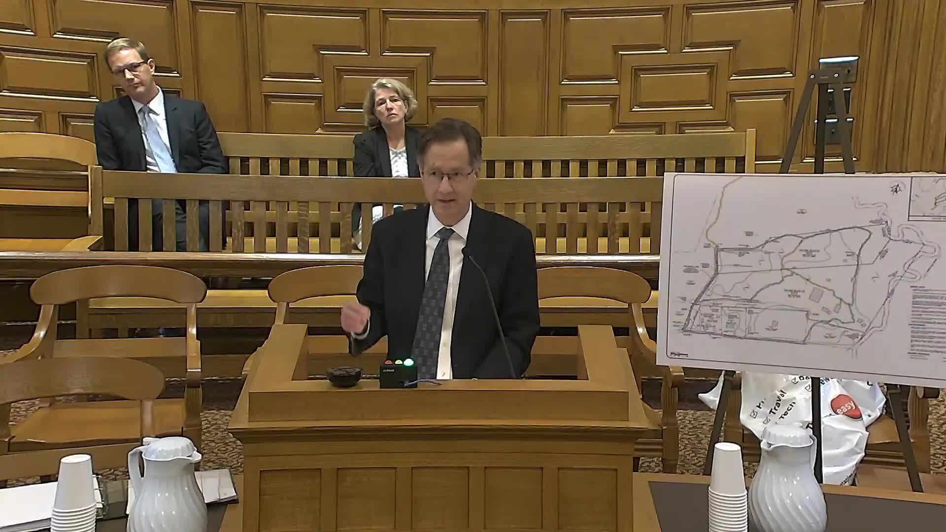 Appeals court hears land-dispute arguments over boundary, prescriptive easements and private-way improvements