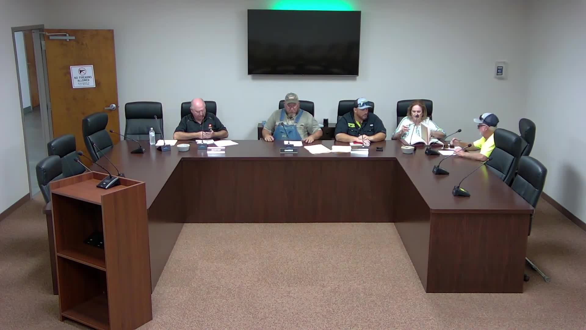 Highway Committee Approves October Agenda and Last Month's Minutes