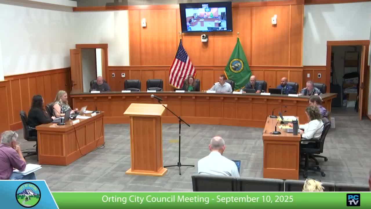 Orting council postpones ethics complaint review until November after contentious hearing