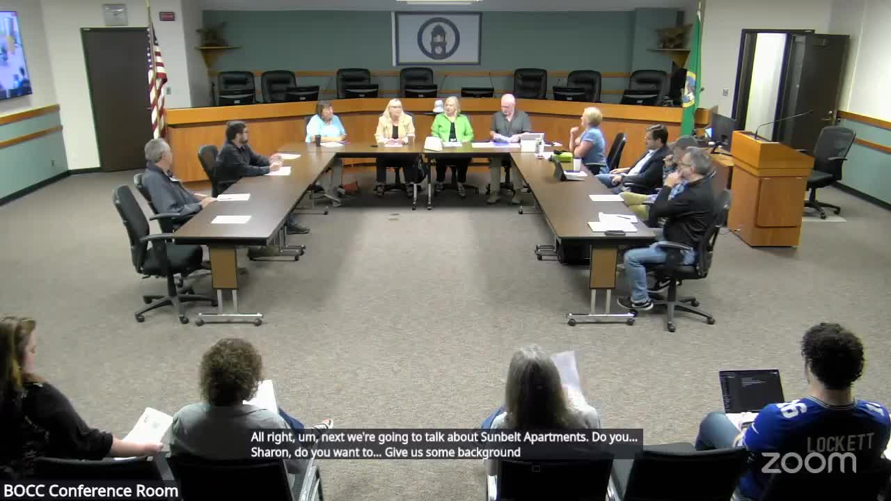 Committee discusses Sunbelt Apartments redevelopment, zoning and grant timing