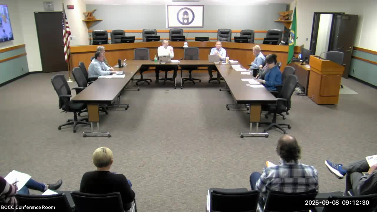 Board reviews calendar and public meetings ahead of a busy week