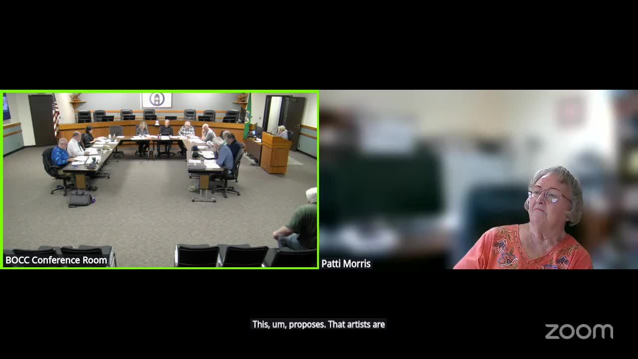 Panel advances charter language to prioritize county roads; legal questions raised about trails and federal law