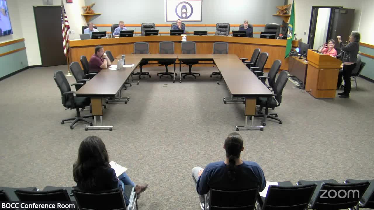 Residents object to proposed $5 parcel charge for Clallam Conservation District; commissioners schedule further consideration