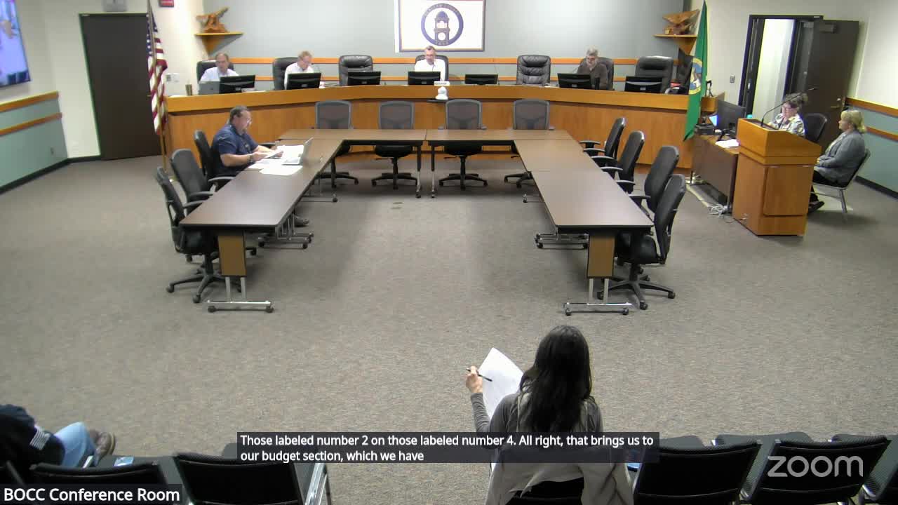 Clallam County sets public hearing on supplemental appropriations and debatable emergencies; multiple funding notices approved