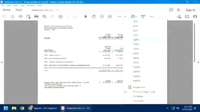 Abington finance director reports August revenues, flags state budget impasse impact on subsidies