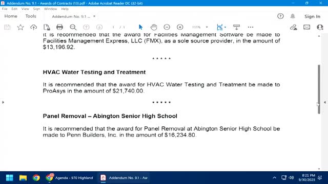 School Board Addresses Panel Safety After 14 Fall From High School Wall