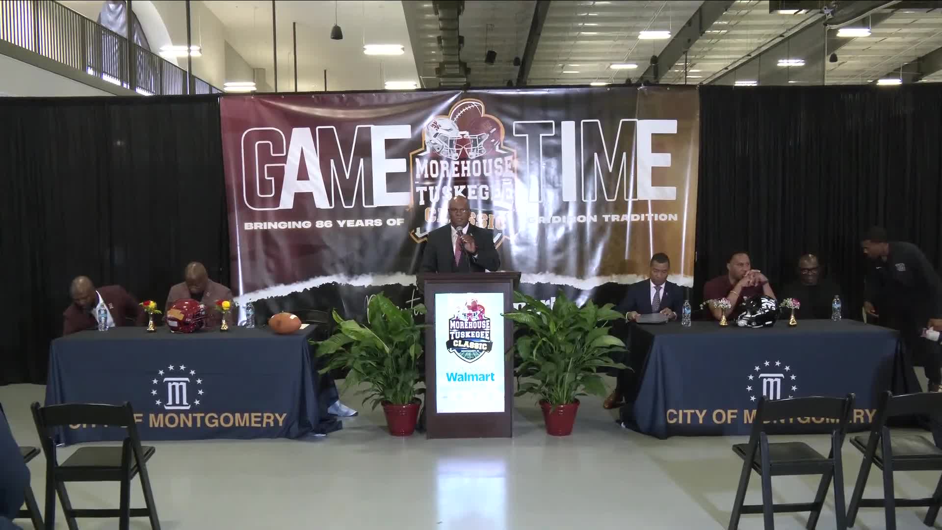 Mayor Steven Reed Promotes Morehouse Tuskegee Classic in Montgomery's Crampton Bowl