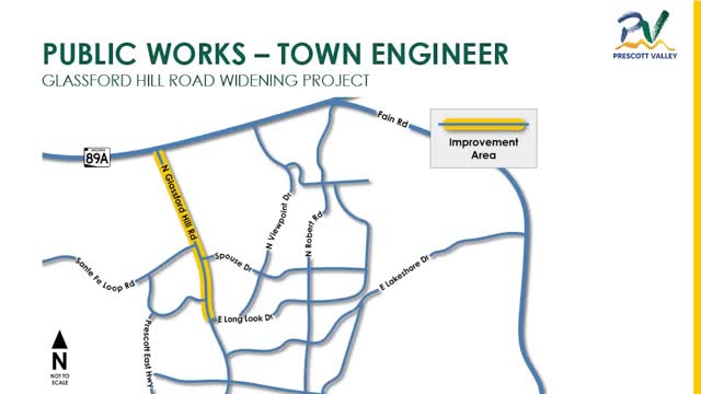 Prescott Valley seeks bids for Glassford Hill widening, designs Lakeshore drainage fixes