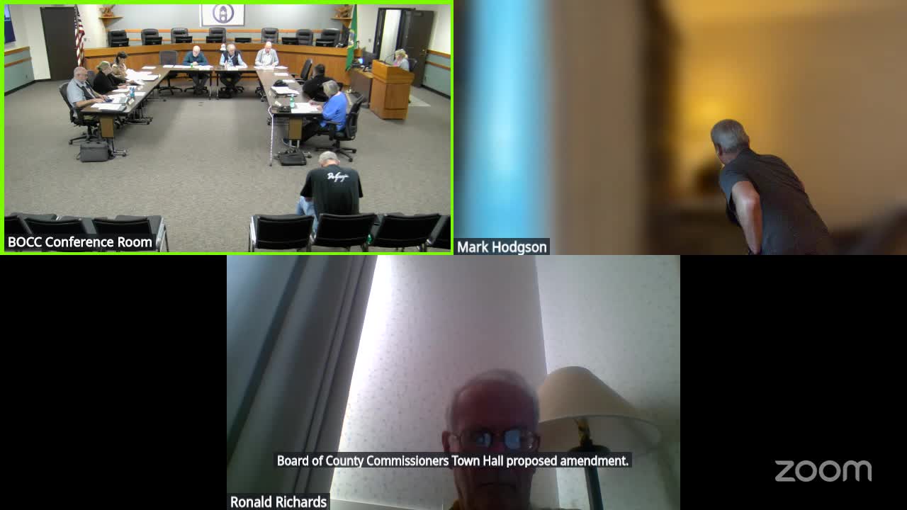 Commission approves final-draft process for town-hall amendment, aims for 2026 ballot