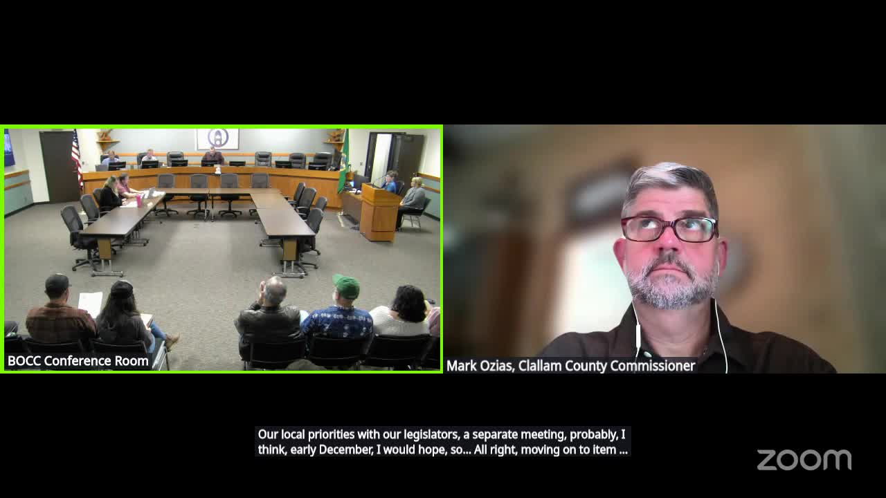 Clallam County approves vendor and services contracts, upgrades jail medical records software and renews juvenile and behavioral-health agreements