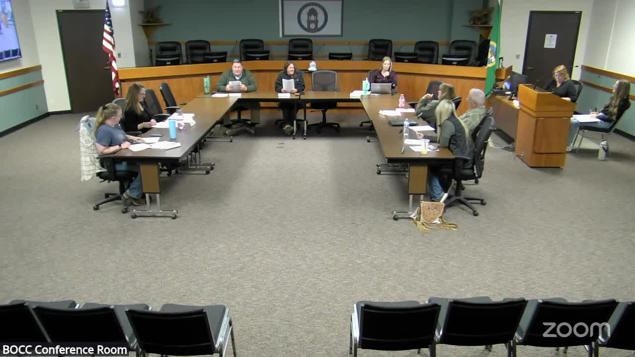 Fair office introduces new staff, reviews vendor contract and investigates speech incident