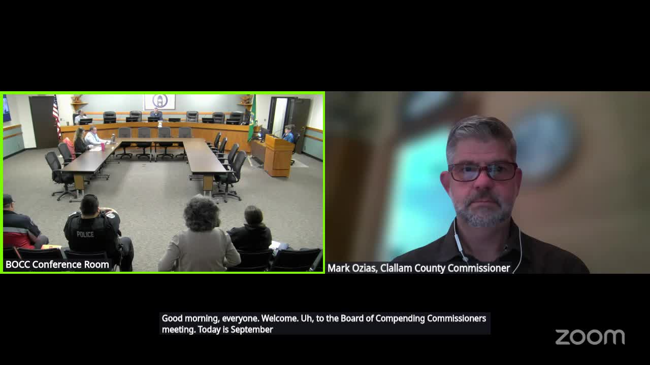 Clallam County Commissioners Approve Key Proclamations and Begin Budget Discussions