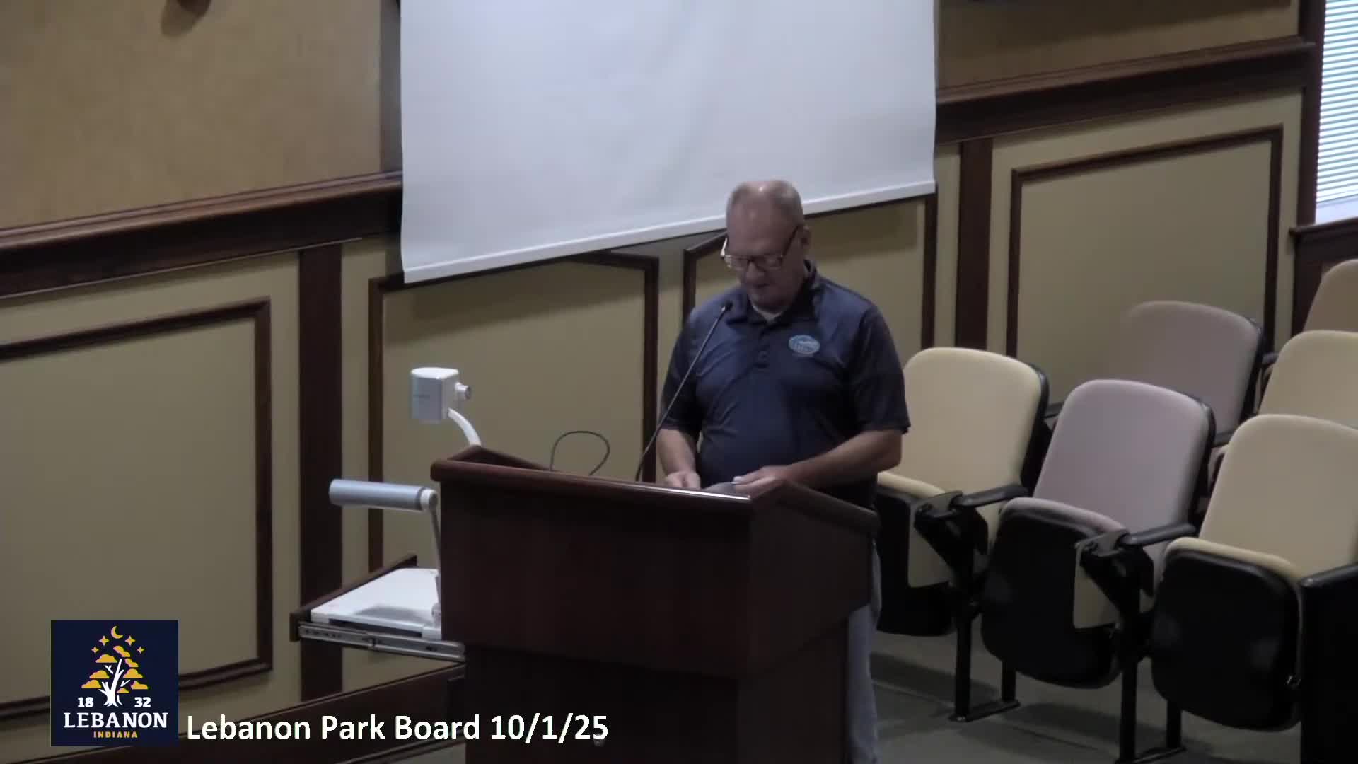 Lebanon parks director reports new projects, volunteer surge and funding steps at October meeting