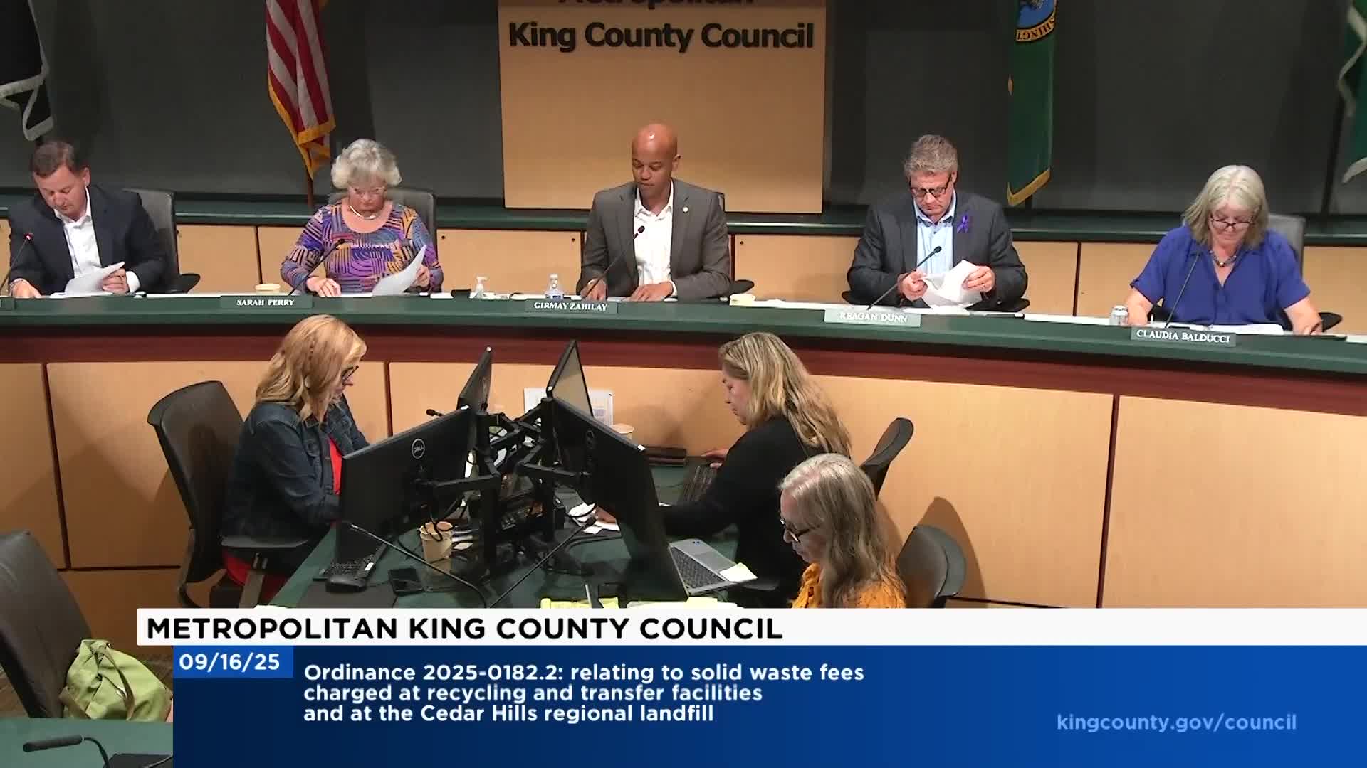 Council adopts solid‑waste fee changes and temporary relief mechanism for haulers after transfer‑station disruptions