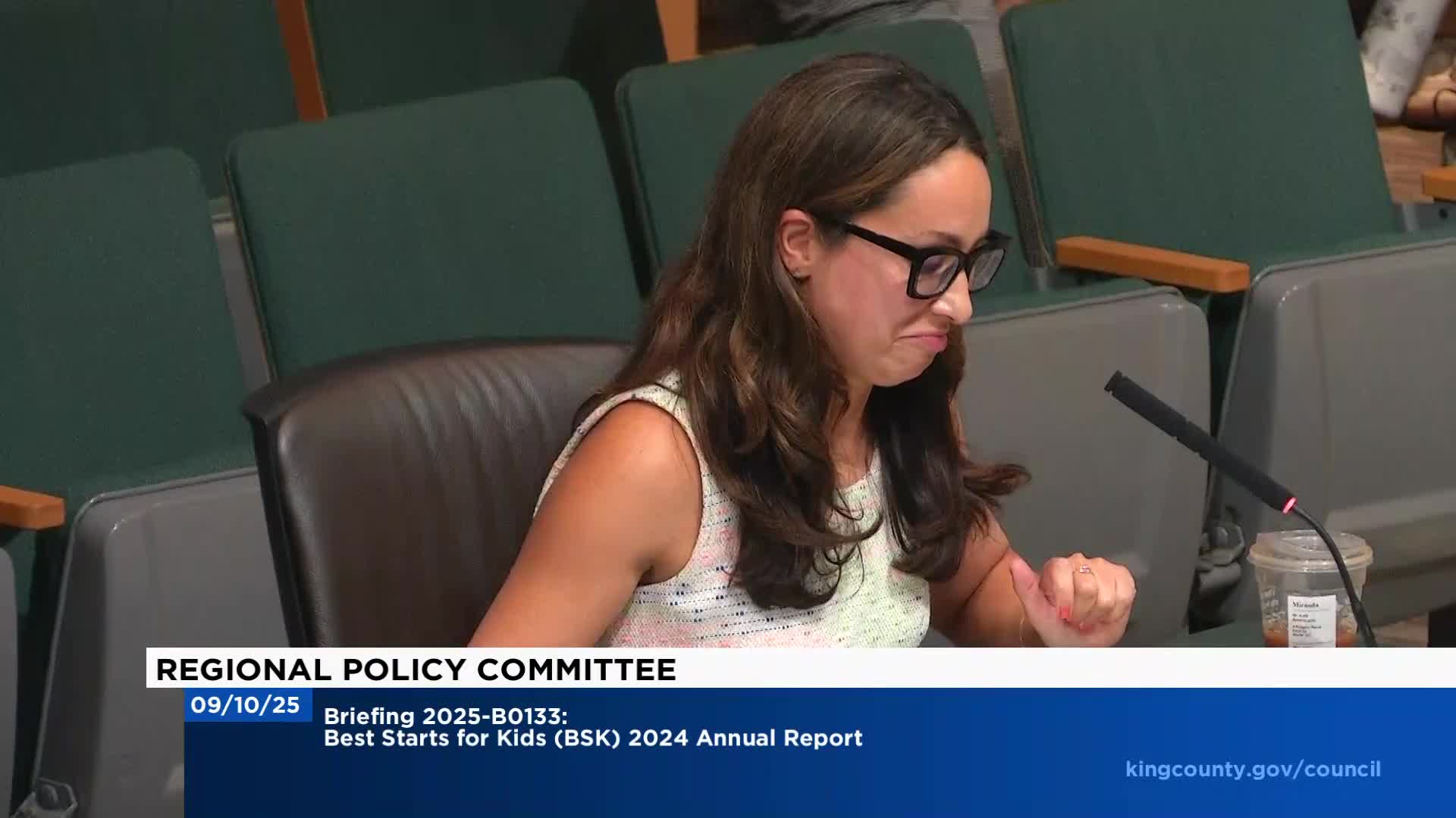 Committee hears Best Starts for Kids 2024 report showing $137M investment and program-level dashboards