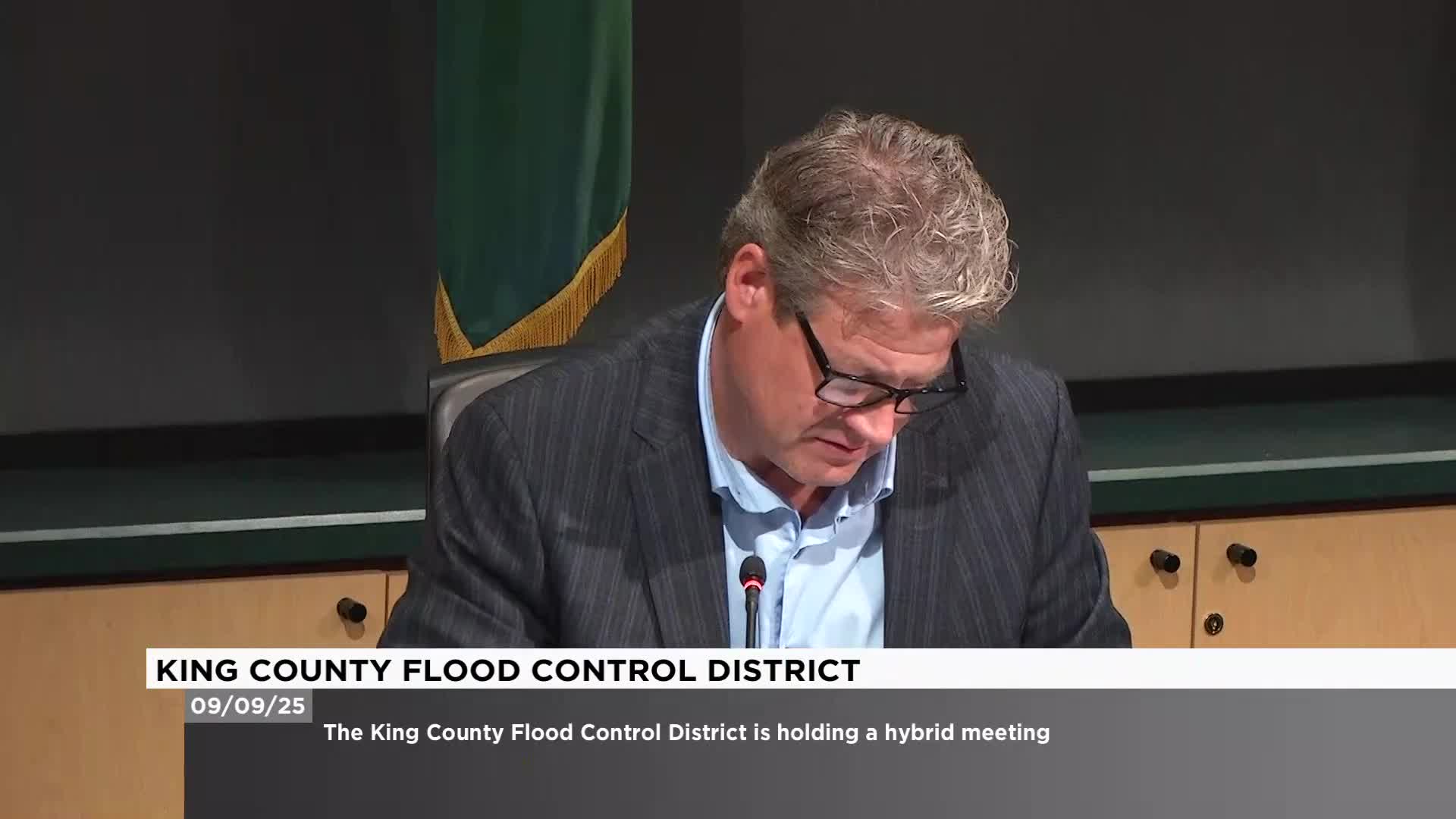 Flood Control District reads integrated floodplain management motion into record, defers action until new board members arrive